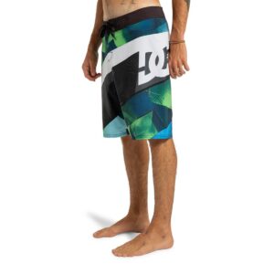 DC Burn Out 21" Boardshorts - Lime Green