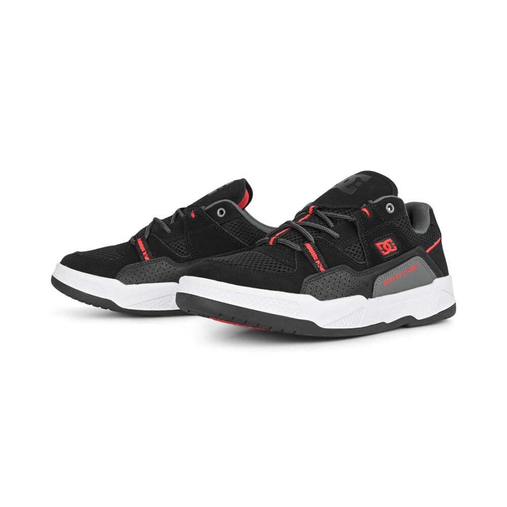 DC Construct Skate Shoes - Black/Red