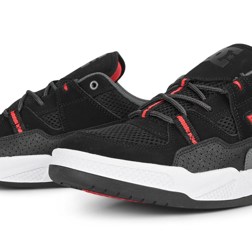 DC Construct Skate Shoes - Black/Red