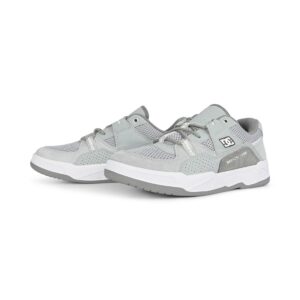 DC Construct Skate Shoes - Grey/Grey/White