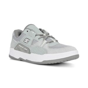 DC Construct Skate Shoes - Grey/Grey/White