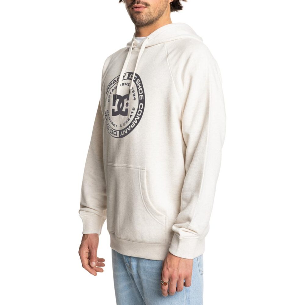 DC Corpo Raglan Pullover Hoodie - Snow Heather