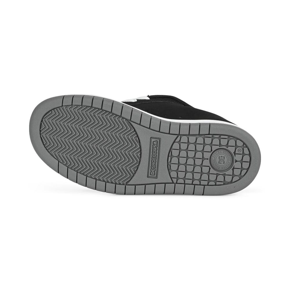 DC Court Graffik (Youth) Skate Shoes - Black/Multi/White