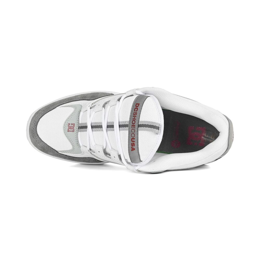DC Kalynx Zero Skate Shoes - White/Grey/Red