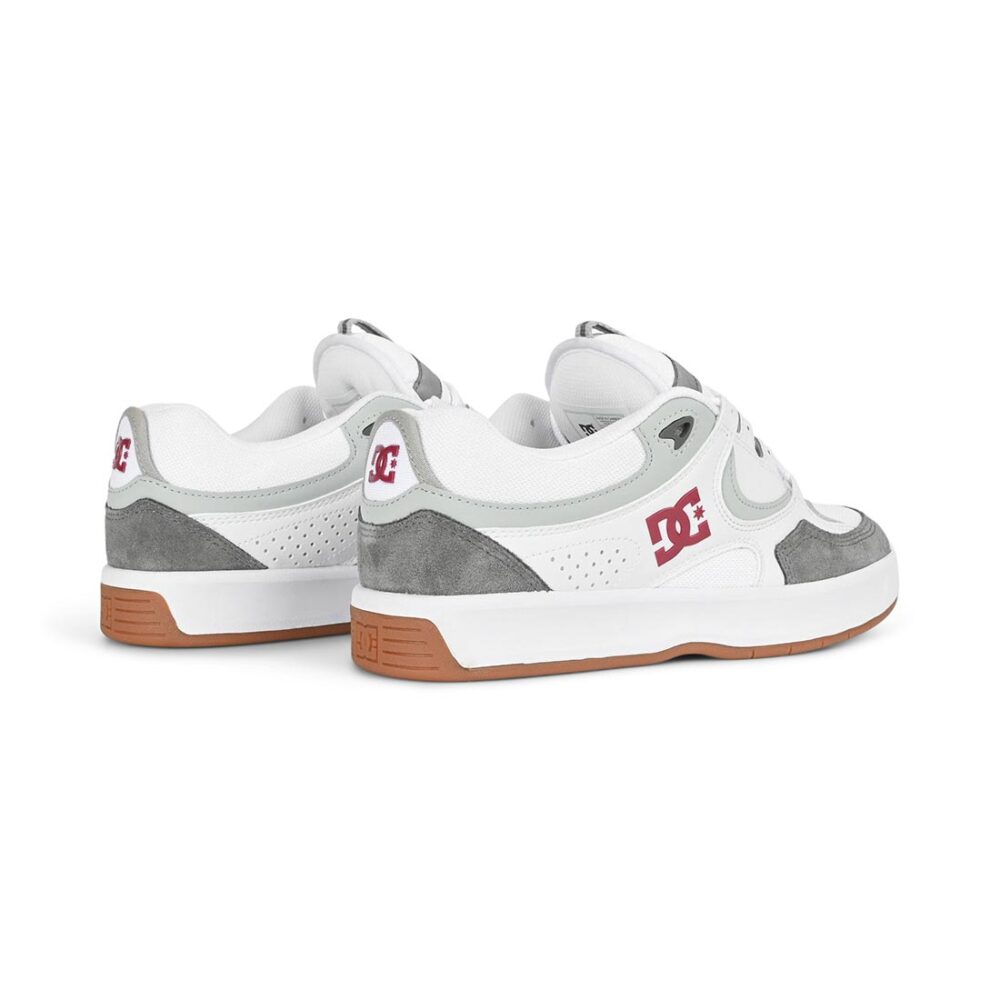 DC Kalynx Zero Skate Shoes - White/Grey/Red