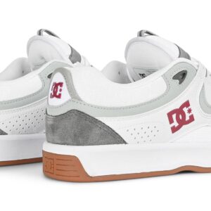 DC Kalynx Zero Skate Shoes - White/Grey/Red