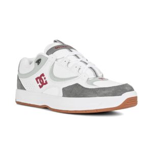 DC Kalynx Zero Skate Shoes - White/Grey/Red