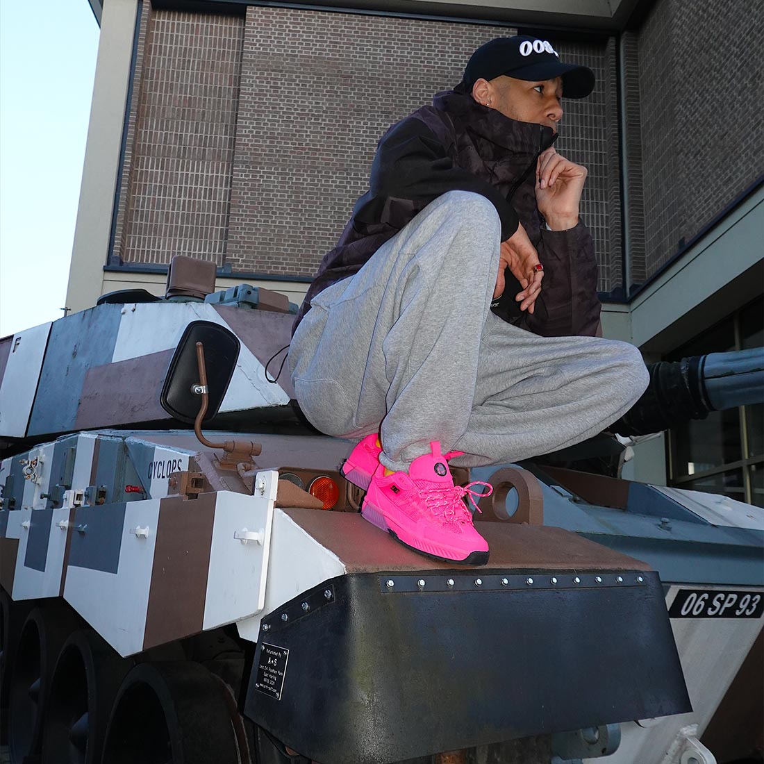 Lucien Clarke wearing the DC Lucien skate shoe
