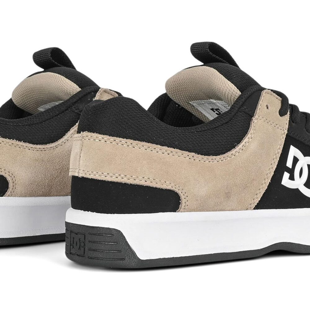 DC Lynx Zero Skate Shoes - Black/Beige/White