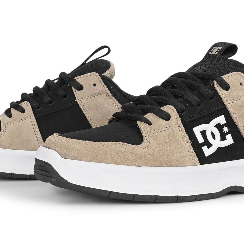 DC Lynx Zero Skate Shoes - Black/Beige/White