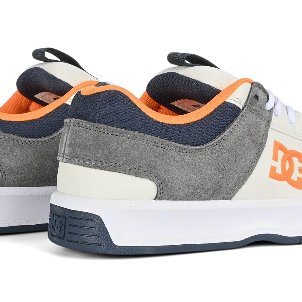 DC Lynx Zero Skate Shoes - Off White/Grey/Orange