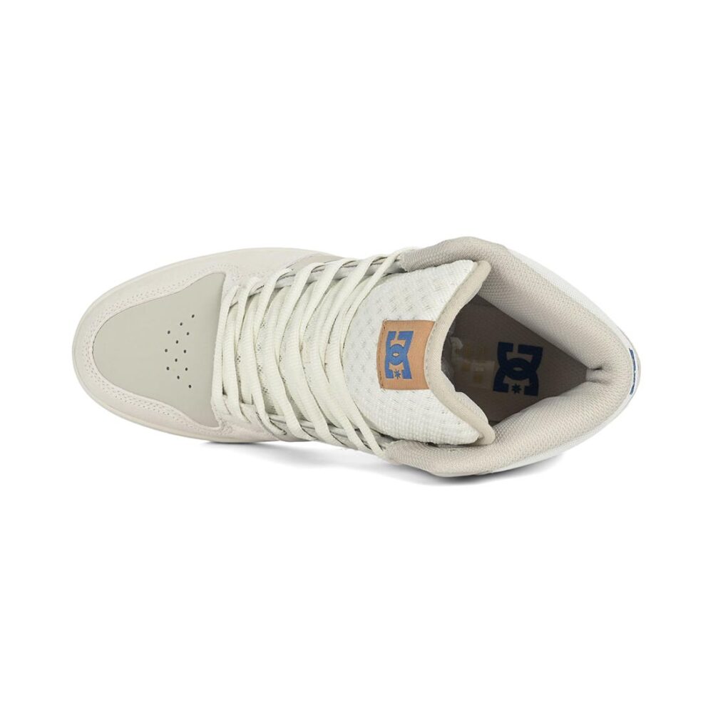 DC Manteca 4 High-Top Skate Shoes - Off White/Placid Blue