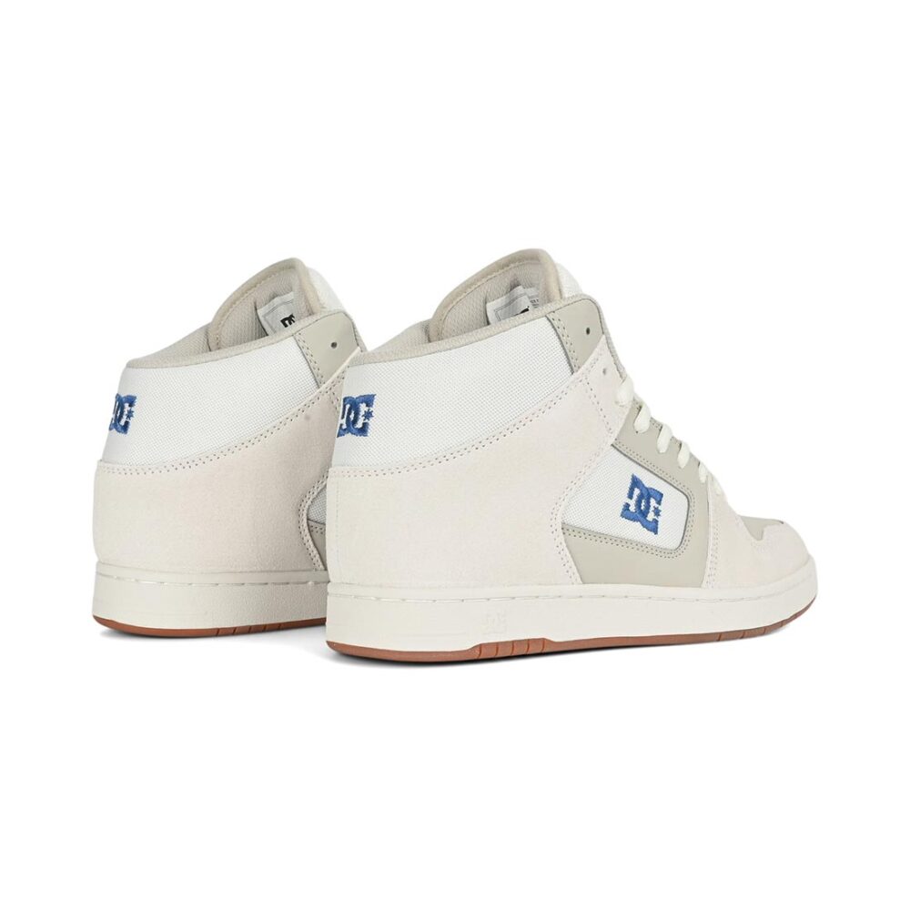 DC Manteca 4 High-Top Skate Shoes - Off White/Placid Blue