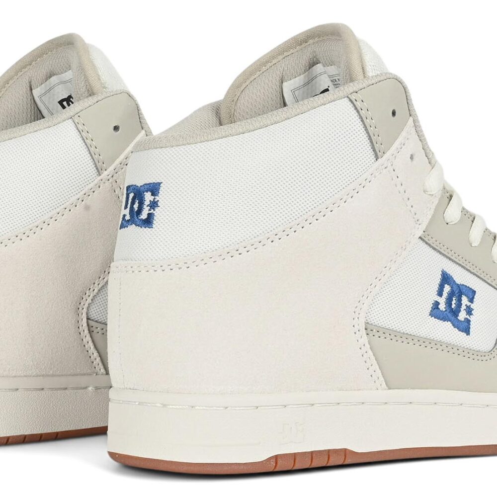 DC Manteca 4 High-Top Skate Shoes - Off White/Placid Blue