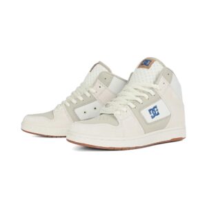 DC Manteca 4 High-Top Skate Shoes - Off White/Placid Blue