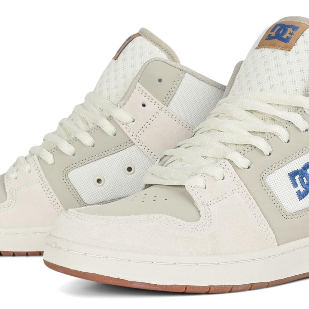 DC Manteca 4 High-Top Skate Shoes - Off White/Placid Blue