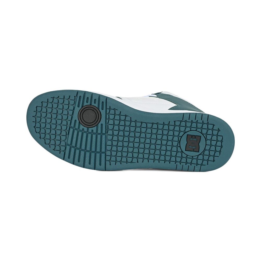 DC Manteca 4 High-Top Skate Shoes - White/Blue Jay