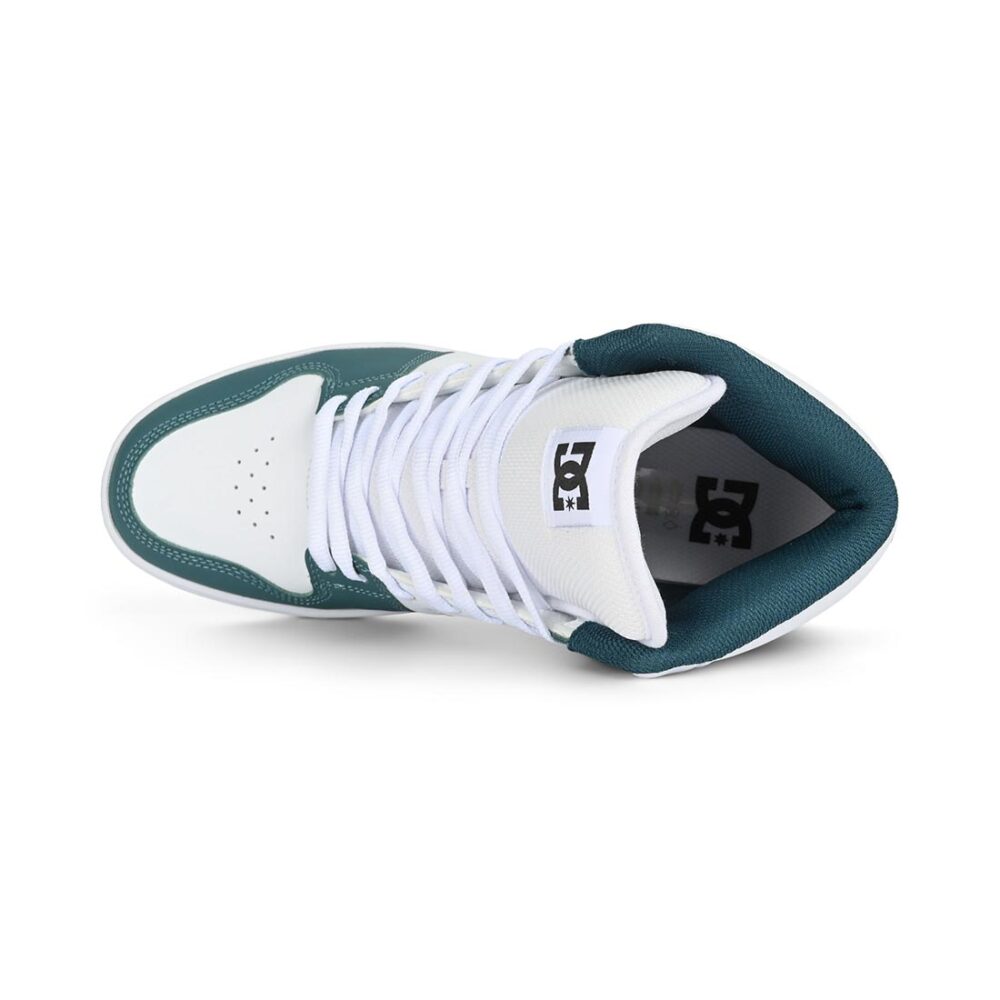 DC Manteca 4 High-Top Skate Shoes - White/Blue Jay