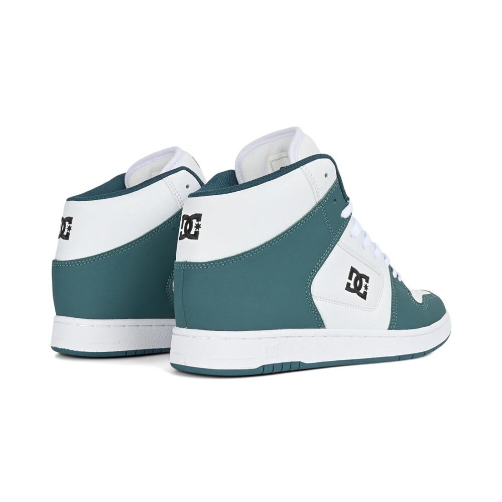 DC Manteca 4 High-Top Skate Shoes - White/Blue Jay
