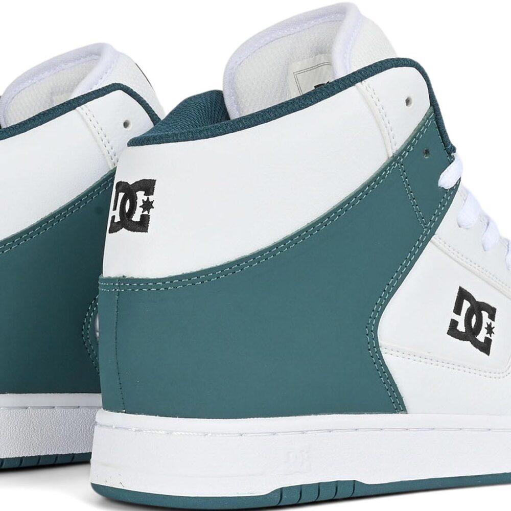 DC Manteca 4 High-Top Skate Shoes - White/Blue Jay