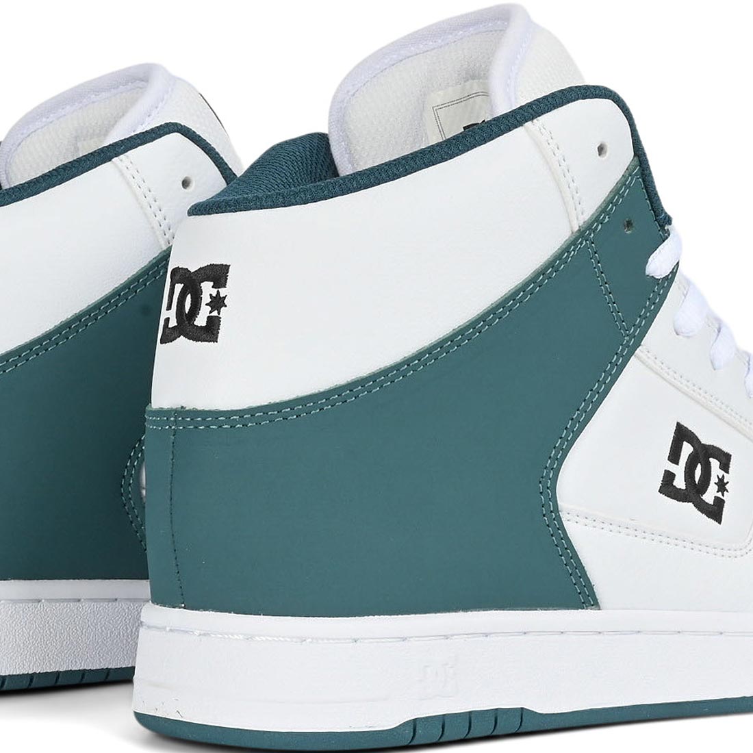 DC Cura High-Top Sneaker Donna - Bianco/Rosa/Turchese, Taglia 42 EU, Tomaia In Pelle, Chiusura Con Lacci