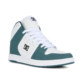 DC Manteca 4 High-Top Skate Shoes - White/Blue Jay