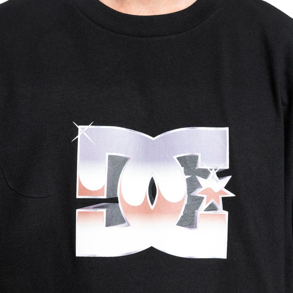 DC Metallic Star S/S T-Shirt - Black