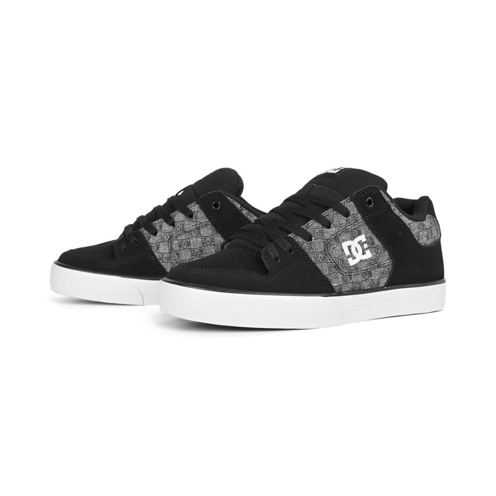 DC Pure Skate Shoes - Black/Monogram