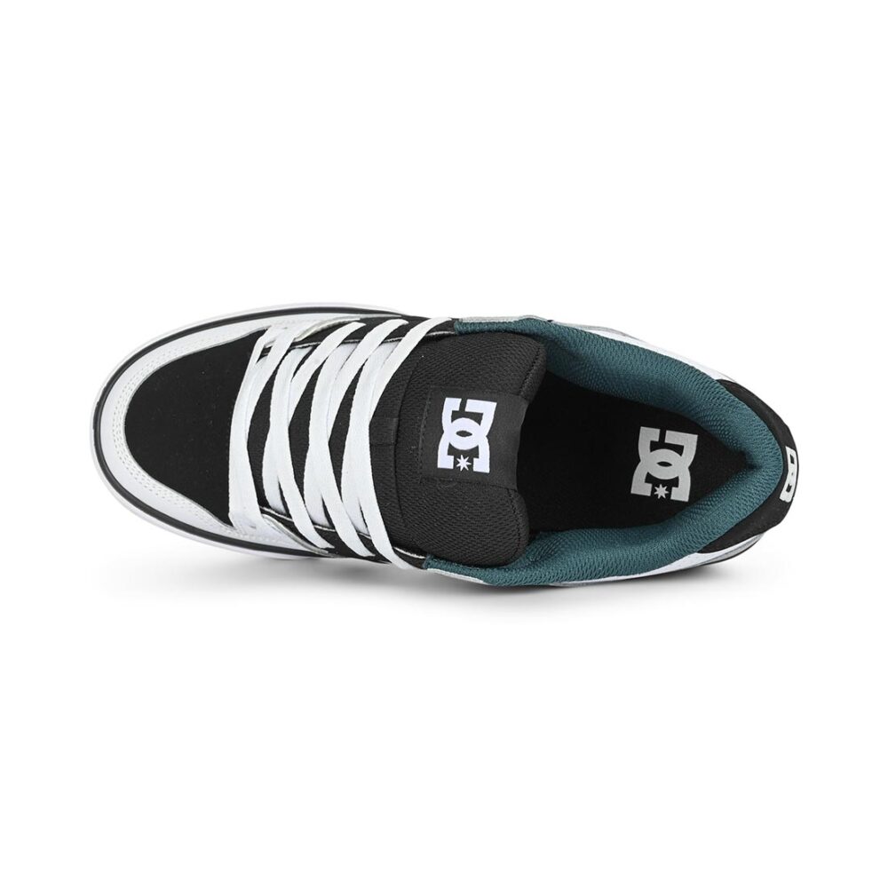 DC Pure Skate Shoes - New Teal/White
