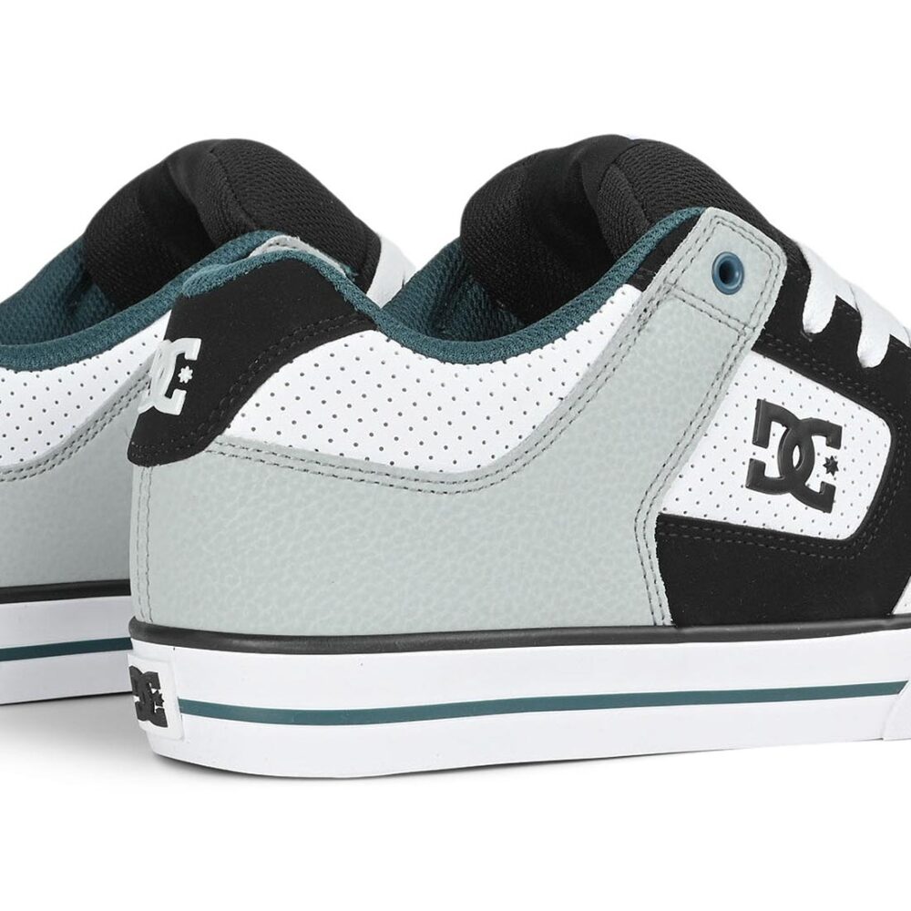 DC Pure Skate Shoes - New Teal/White