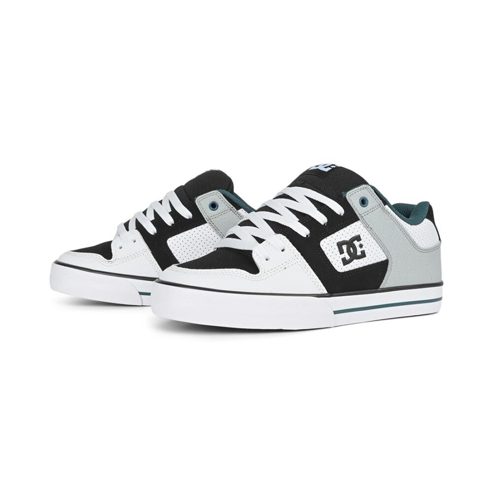 DC Pure Skate Shoes - New Teal/White