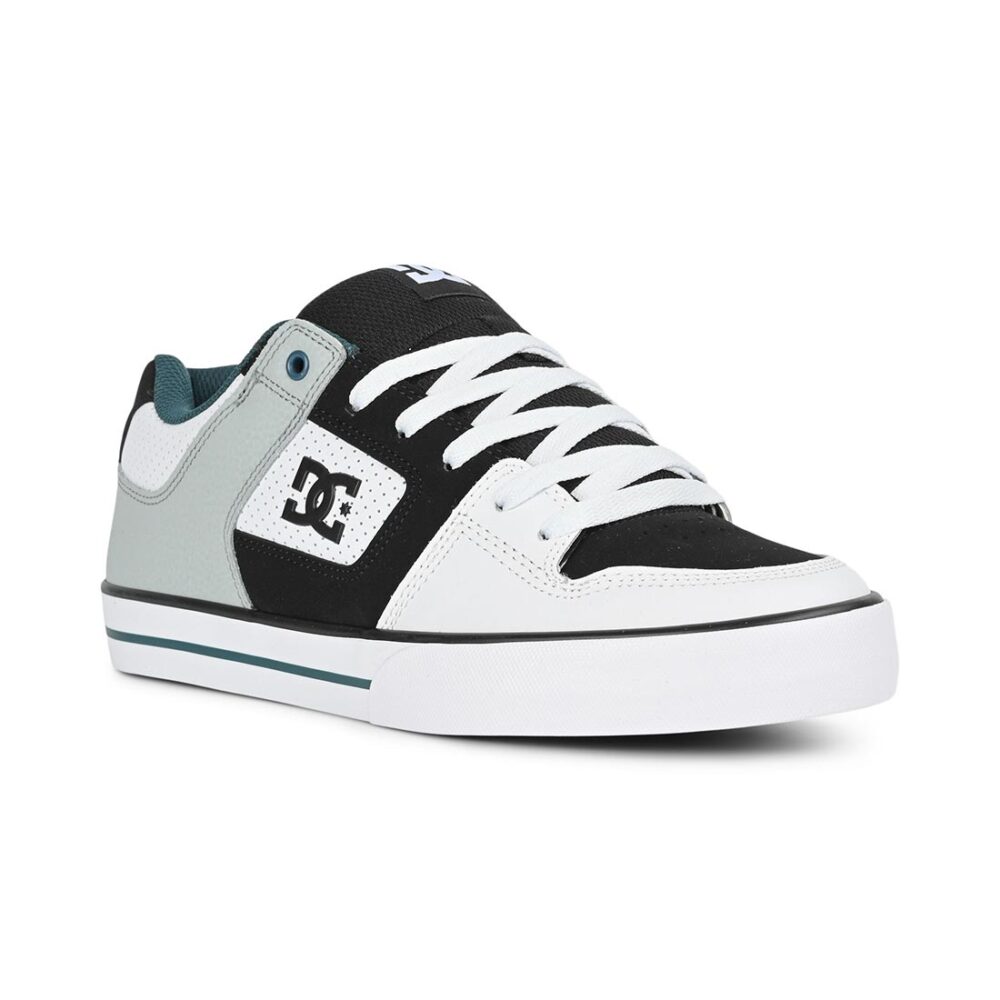 DC Pure Skate Shoes - New Teal/White