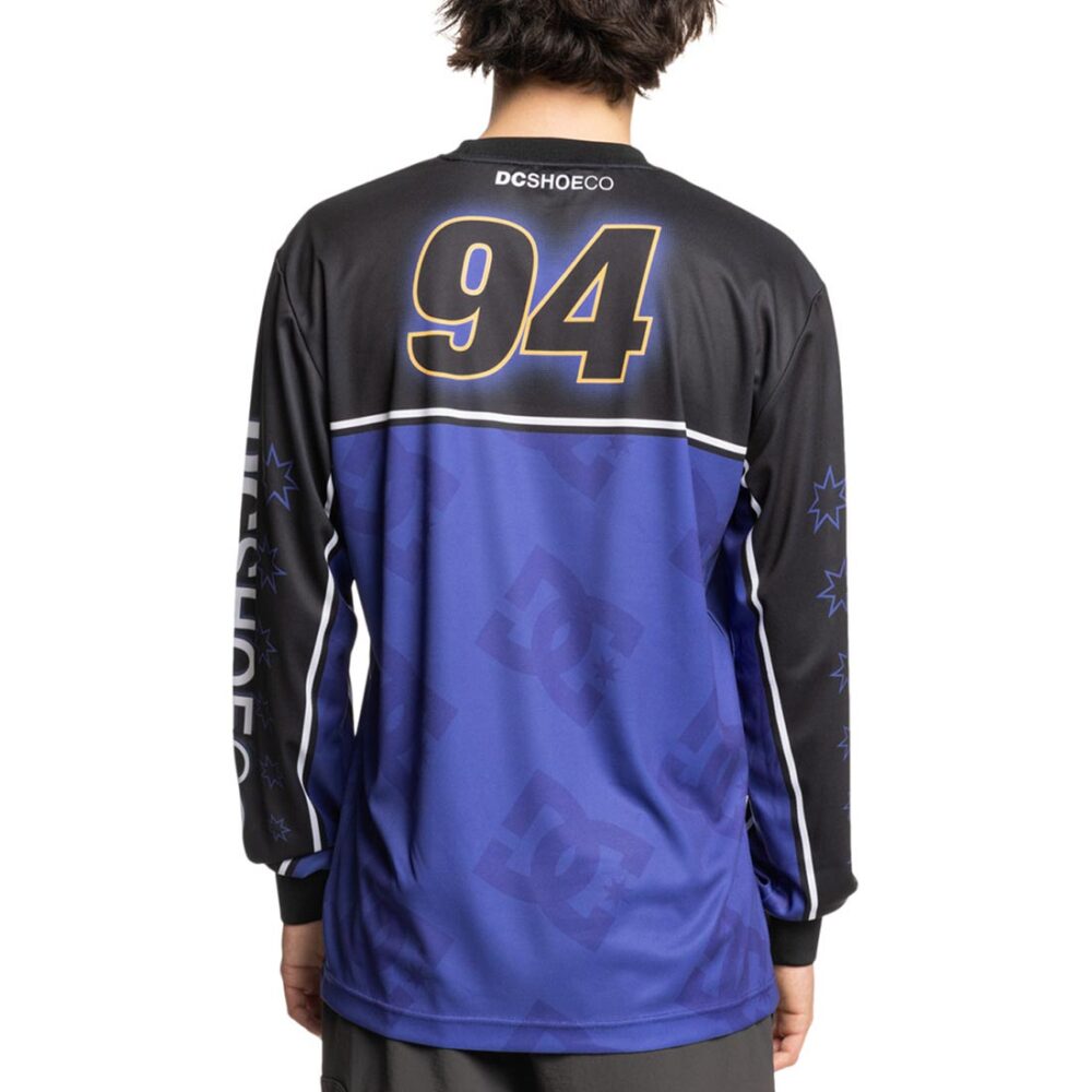 DC Rock It L/S Jersey T-Shirt - Royal Blue