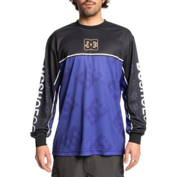 DC Rock It L/S Jersey T-Shirt - Royal Blue