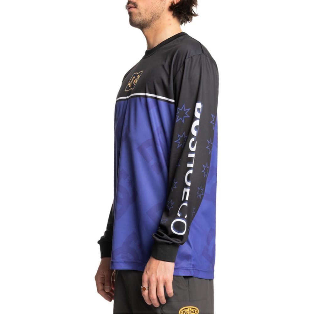 DC Rock It L/S Jersey T-Shirt - Royal Blue