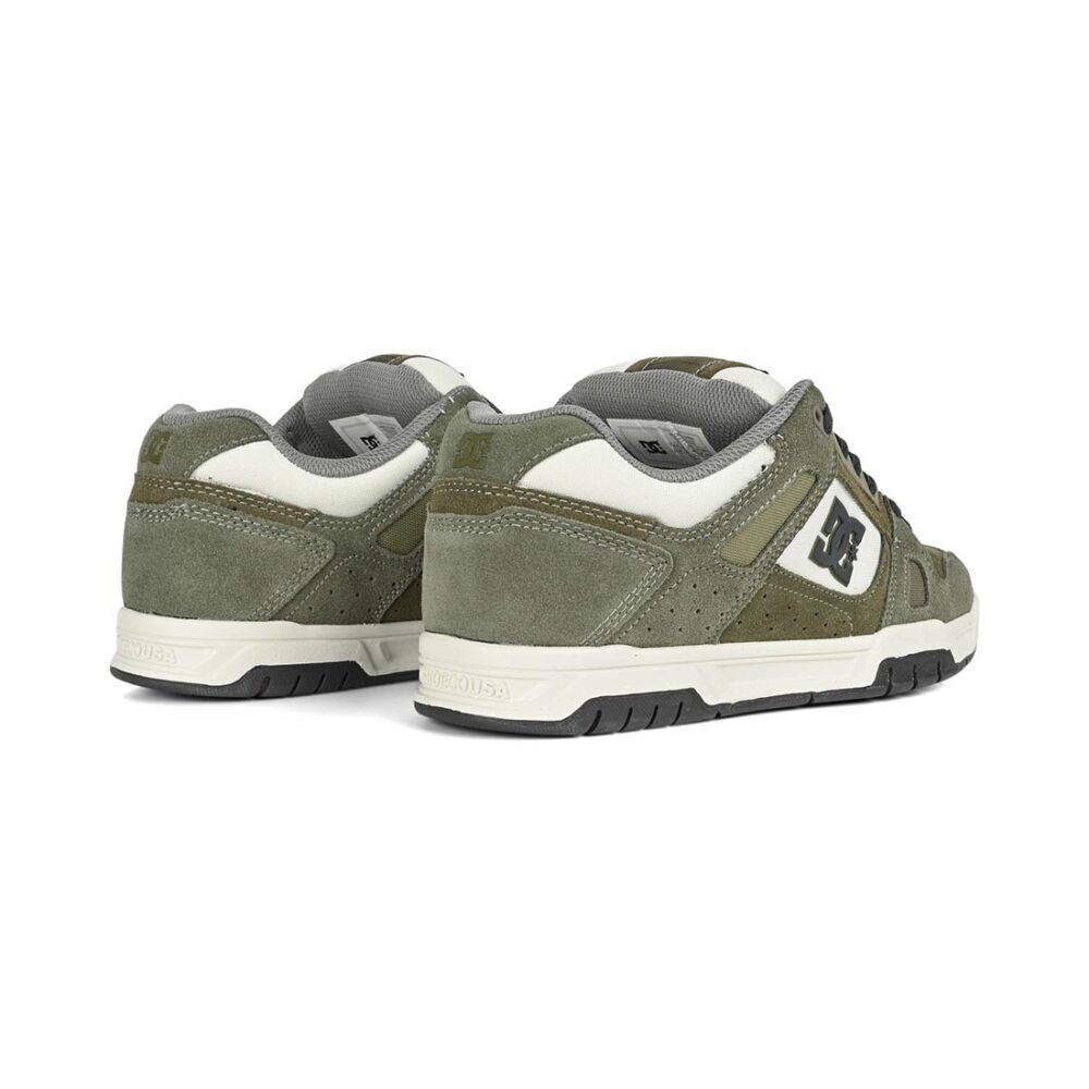 DC Stag Skate Shoes - Khaki/Dark Olive