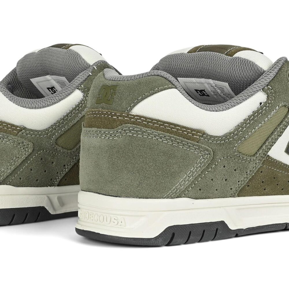 DC Stag Skate Shoes - Khaki/Dark Olive