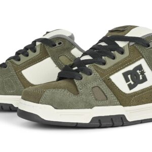 DC Stag Skate Shoes - Khaki/Dark Olive