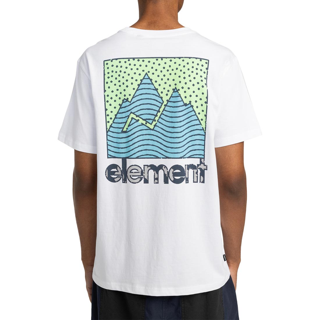 Element Joint Texture S/S T-Shirt - Optic White -  M
