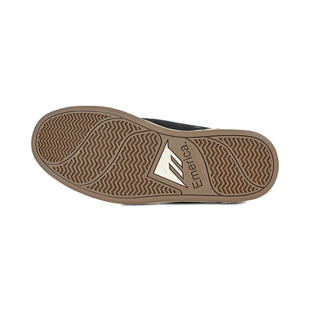 Emerica Heritic Skate Shoes - Black/Tan