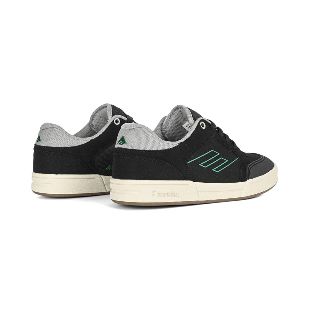 Emerica Heritic Skate Shoes - Black/Tan