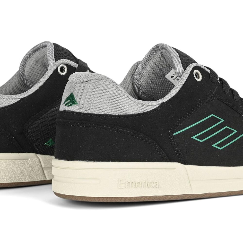 Emerica Heritic Skate Shoes - Black/Tan