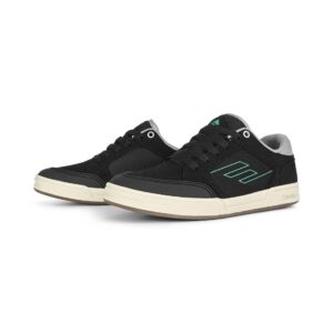 Emerica Heritic Skate Shoes - Black/Tan