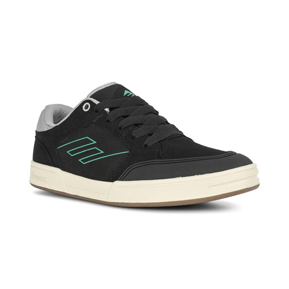 Emerica Heritic Skate Shoes - Black/Tan