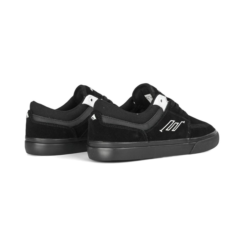 Emerica Hoban Skate Shoes - Black/Black/White