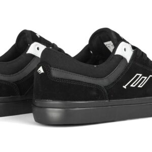 Emerica Hoban Skate Shoes - Black/Black/White
