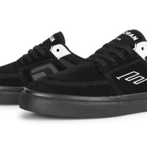 Emerica Hoban Skate Shoes - Black/Black/White