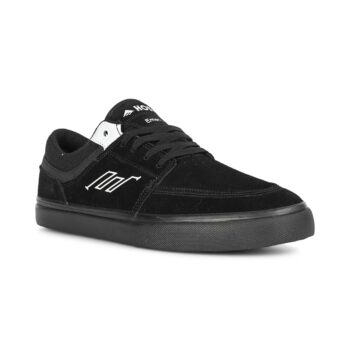 Emerica Hoban Skate Shoes - Black/Black/White