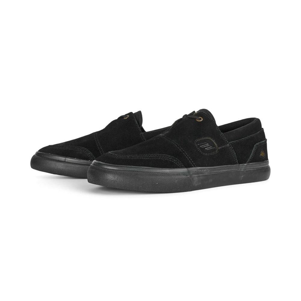 Emerica Servold Skate Shoes - Black/Black