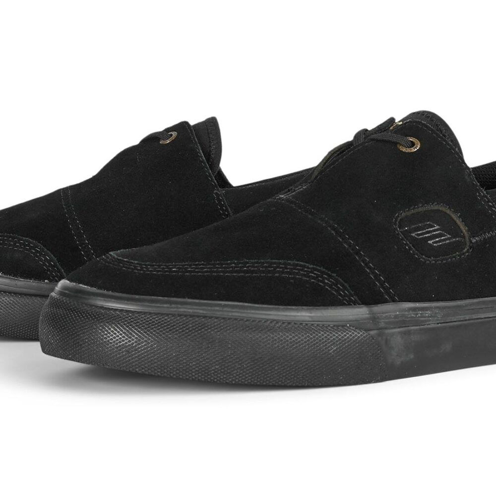 Emerica Servold Skate Shoes - Black/Black